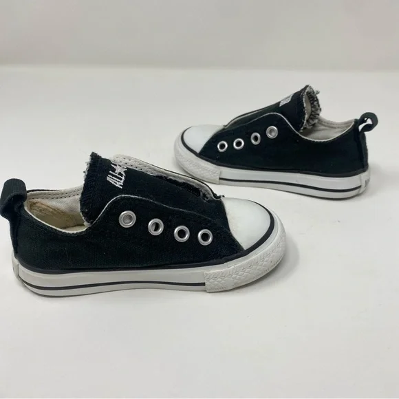 Converse All Star Low Top Sneaker Shoe Kids Size 6 Slip on - Picture 7 of 9